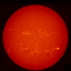 Image of Sun's chromosphere