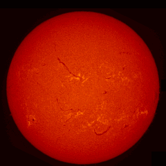 Image of Sun's chromosphere