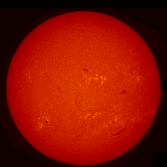 Image of Sun's chromosphere