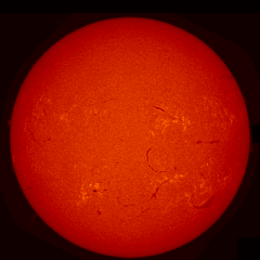 Image of Sun's chromosphere