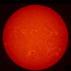 Image of Sun's chromosphere