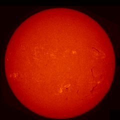 Image of Sun's chromosphere