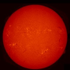 Image of Sun's chromosphere