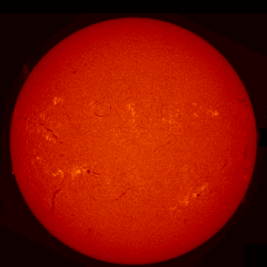 Image of Sun's chromosphere