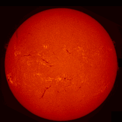 Image of Sun's chromosphere