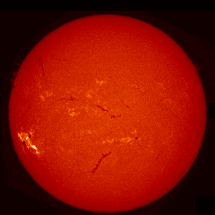 Image of Sun's chromosphere