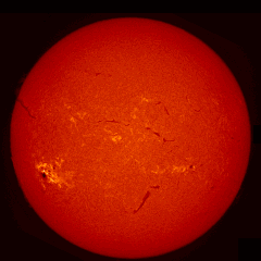 Image of Sun's chromosphere