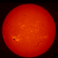 Image of Sun's chromosphere