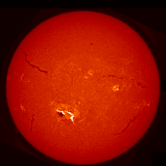 Image of Sun's chromosphere