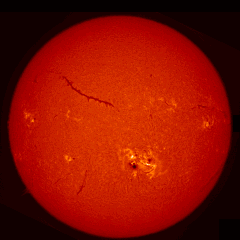 Image of Sun's chromosphere