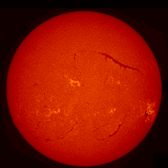 Image of Sun's chromosphere