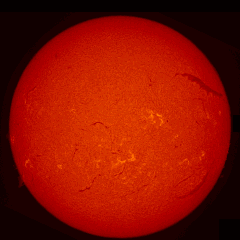 Image of Sun's chromosphere