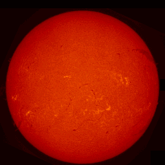 Image of Sun's chromosphere