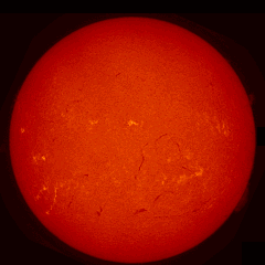 Image of Sun's chromosphere