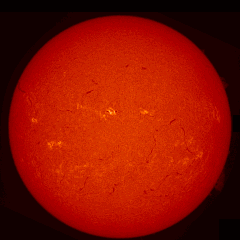 Image of Sun's chromosphere