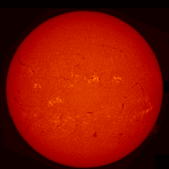 Image of Sun's chromosphere