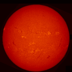 Image of Sun's chromosphere