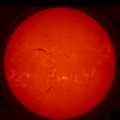 Image of Sun's chromosphere