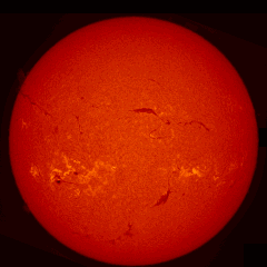 Image of Sun's chromosphere