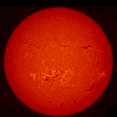 Image of Sun's chromosphere