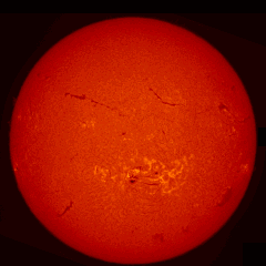 Image of Sun's chromosphere