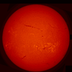 Image of Sun's chromosphere