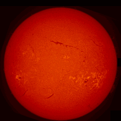 Image of Sun's chromosphere