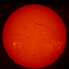 Image of Sun's chromosphere