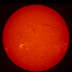 Image of Sun's chromosphere