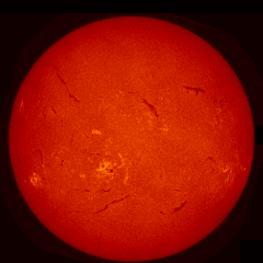 Image of Sun's chromosphere