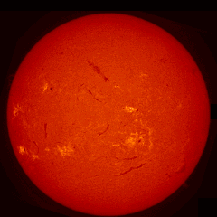 Image of Sun's chromosphere