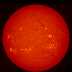 Image of Sun's chromosphere