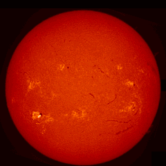 Image of Sun's chromosphere