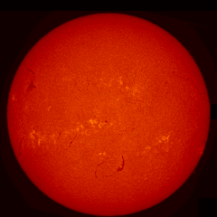 Image of Sun's chromosphere