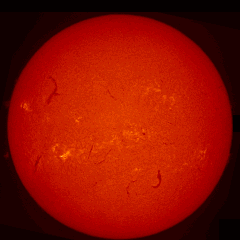 Image of Sun's chromosphere