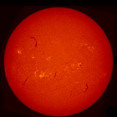 Image of Sun's chromosphere