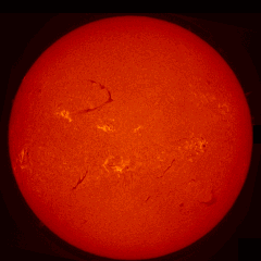 Image of Sun's chromosphere