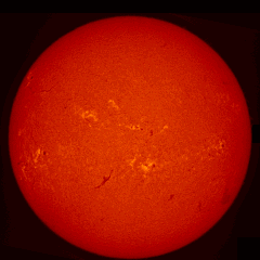 Image of Sun's chromosphere