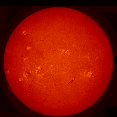 Image of Sun's chromosphere