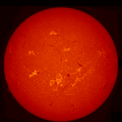 Image of Sun's chromosphere