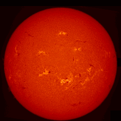 Image of Sun's chromosphere