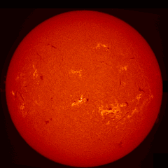 Image of Sun's chromosphere