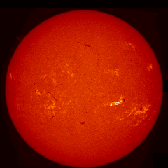 Image of Sun's chromosphere