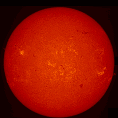 Image of Sun's chromosphere