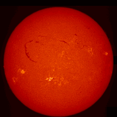 Image of Sun's chromosphere