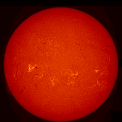 Image of Sun's chromosphere