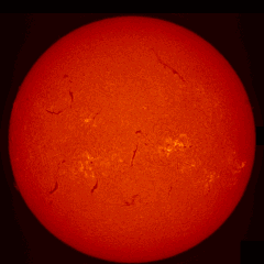 Image of Sun's chromosphere