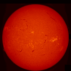 Image of Sun's chromosphere