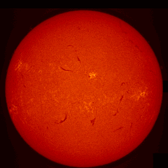 Image of Sun's chromosphere