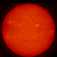 Image of Sun's chromosphere